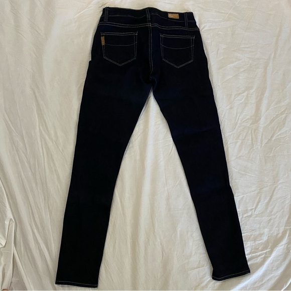Paige Maternity stretchy skinny navy blue jeans size 26 - Picture 2 of 7